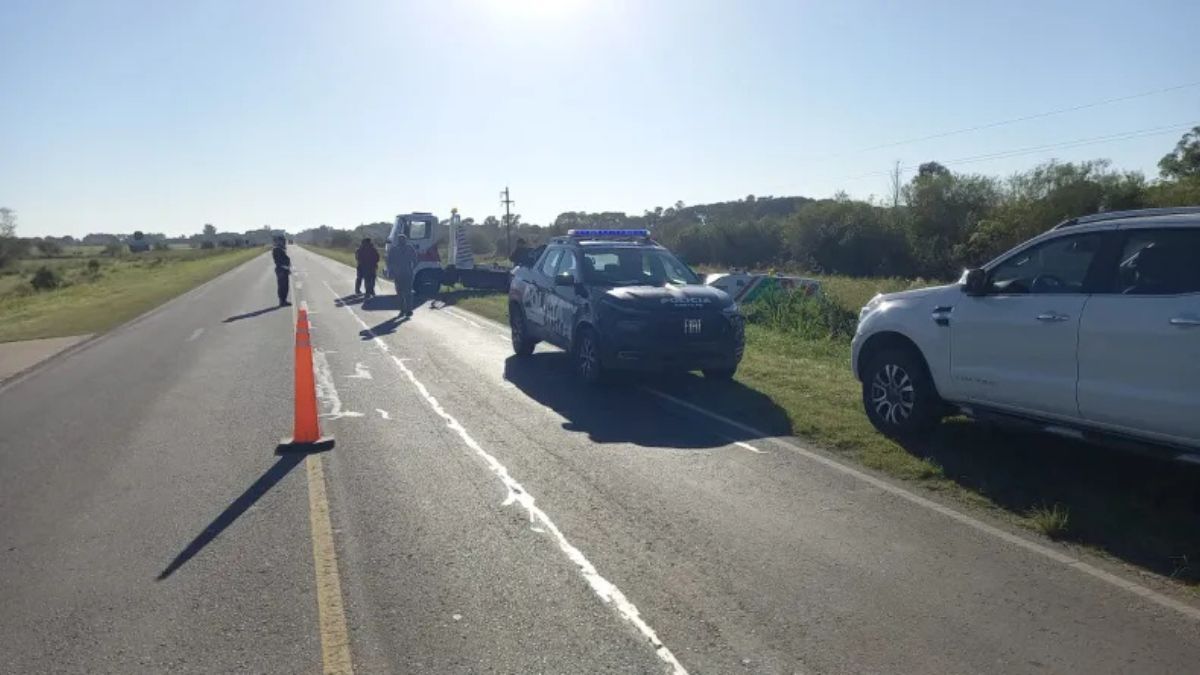 El accidente ocurrió a la altura del Aeropuerto de Reconquista. El accidente ocurrió a la altura del Aeropuerto de Reconquista.